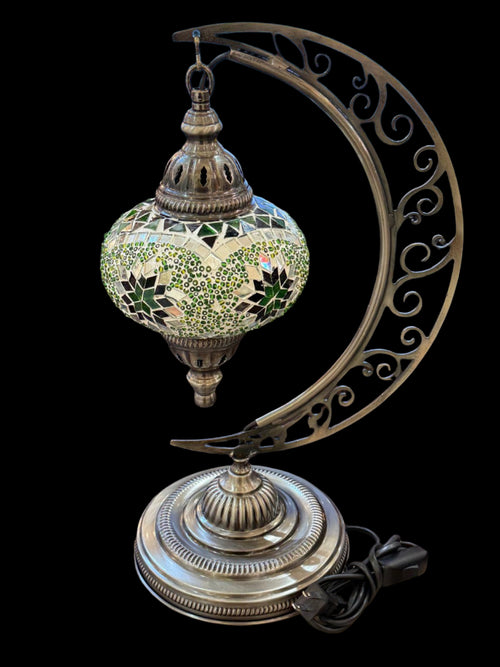 Crescent Moon Mosaic Light