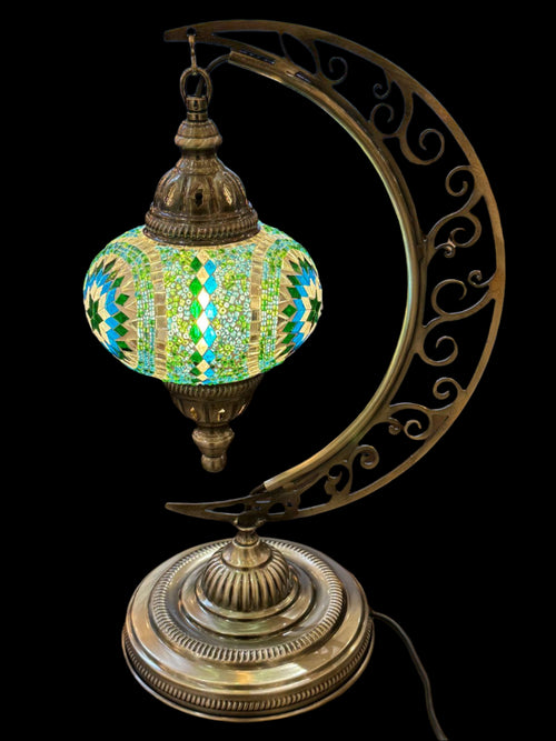 Crescent Moon Mosaic Light