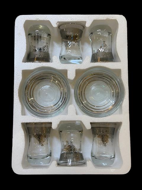 Tea Glass set 6 22K Gold