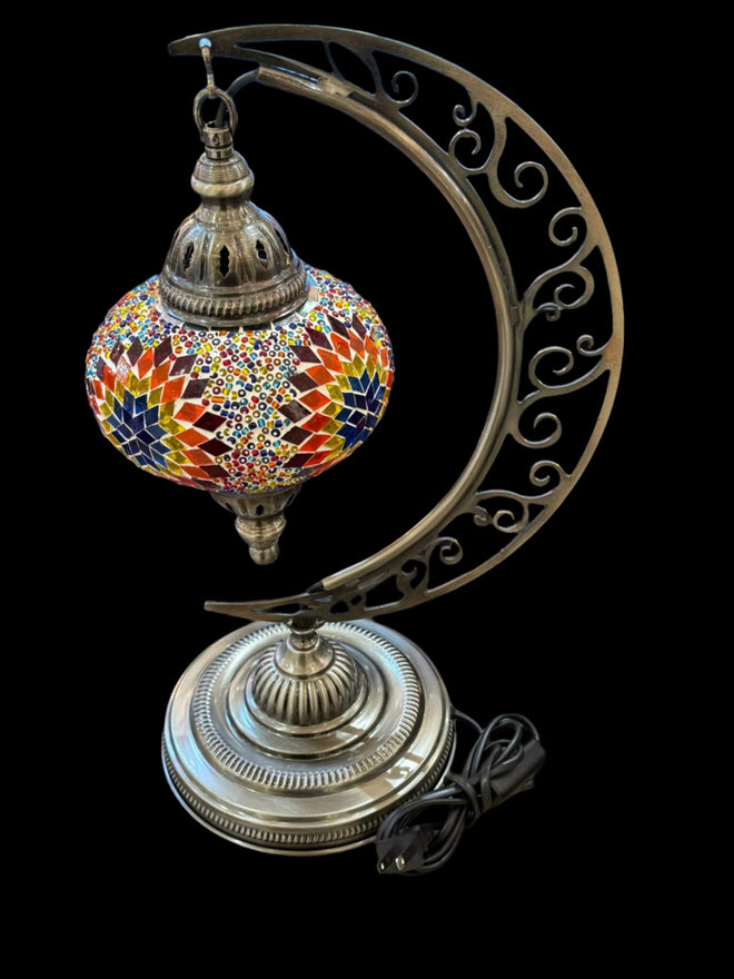 Crescent Moon Mosaic Light
