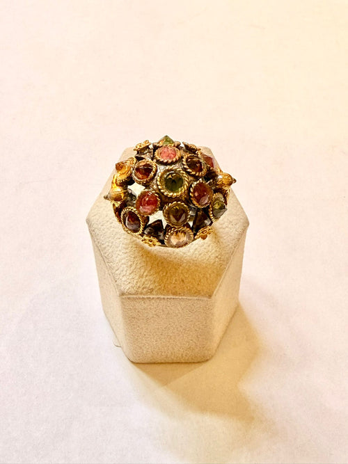Brazilian Tourmaline Ring 22K Gold